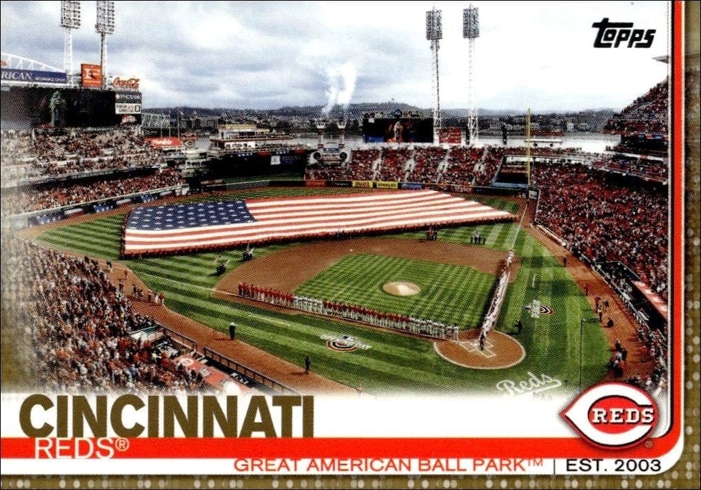 Great American Ball Park 2019 Topps Series 2 #691 Baseball Trading Card - Front 2019 Topps Series 2 Great American Ball Park #691 baseball trading card front