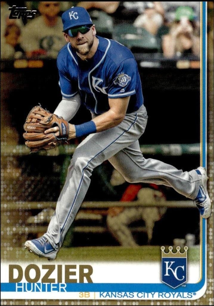 Hunter Dozier 2019 Topps Series 2 #690 Baseball Trading Card - Front 2019 Topps Series 2 Hunter Dozier #690 baseball trading card front