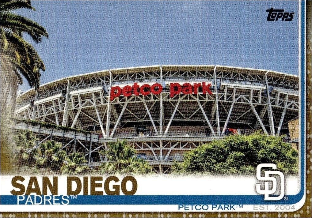 Petco Park 2019 Topps Series 2 #682 Baseball Trading Card - Front 2019 Topps Series 2 Petco Park #682 baseball trading card front