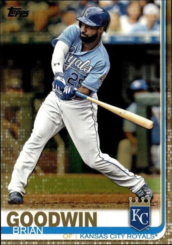 Brian Goodwin 2019 Topps Series 2 #640 Baseball Trading Card - Front 2019 Topps Series 2 Brian Goodwin #640 baseball trading card front