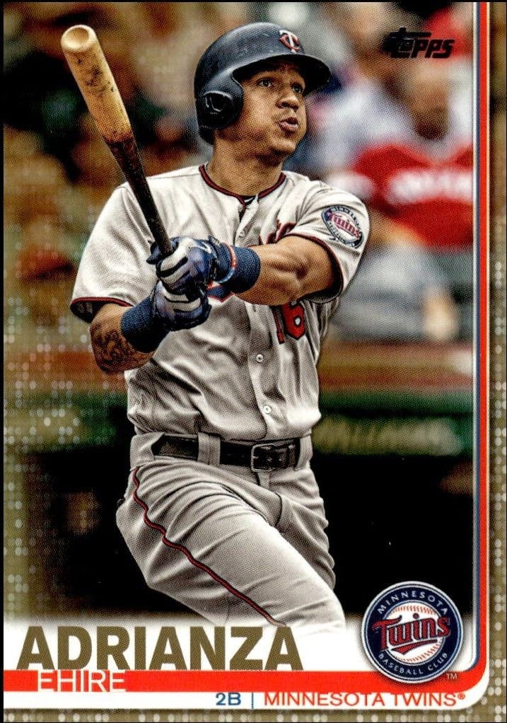 Ehire Adrianza 2019 Topps Series 2 #608 Baseball Trading Card - Front 2019 Topps Series 2 Ehire Adrianza #608 baseball trading card front
