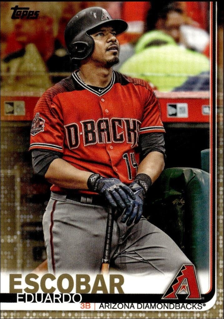 Eduardo Escobar 2019 Topps Series 2 #570 Baseball Trading Card - Front 2019 Topps Series 2 Eduardo Escobar #570 baseball trading card front