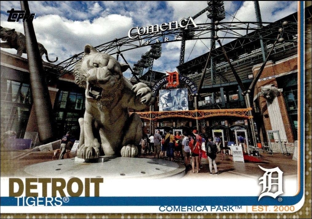 2019 Topps Series 2 Comerica Park #491 trading card
