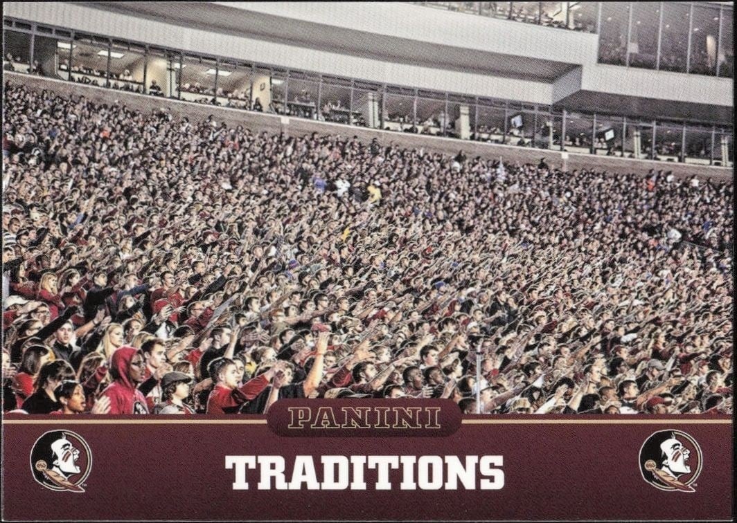 Traditions 2015 Panini Florida State Seminoles #10 Football Trading Card - Front 2015 Panini Florida State Seminoles Traditions #10 football trading card front