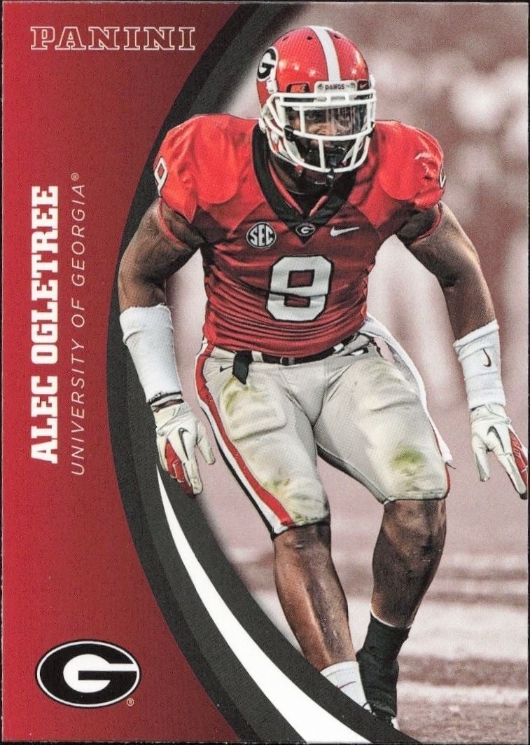 2015 Panini Georgia Bulldogs Alec Ogletree #48 trading card
