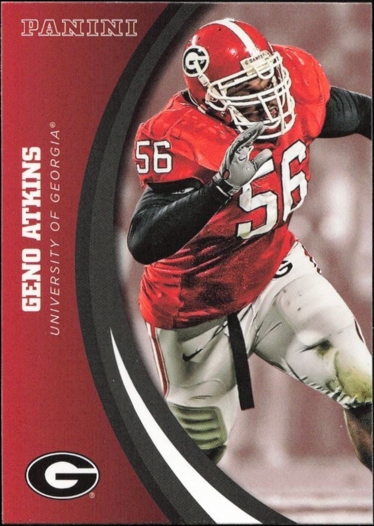 2015 Panini Georgia Bulldogs Geno Atkins #29 trading card