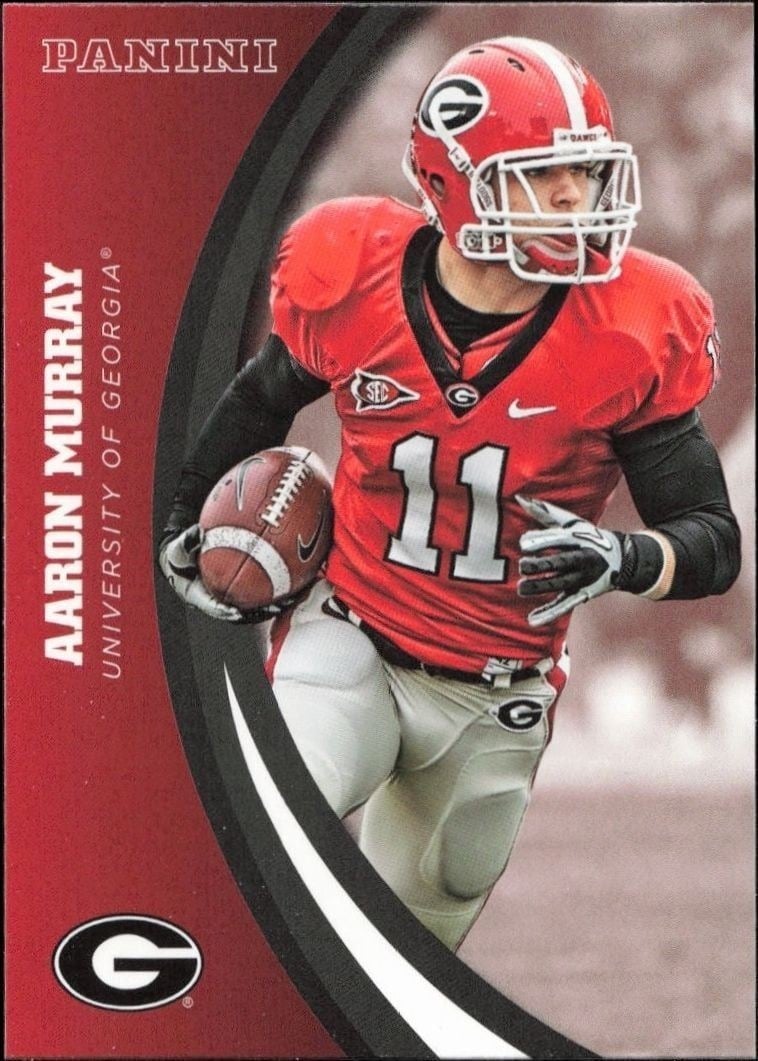 2015 Panini Georgia Bulldogs Aaron Murray #44 trading card