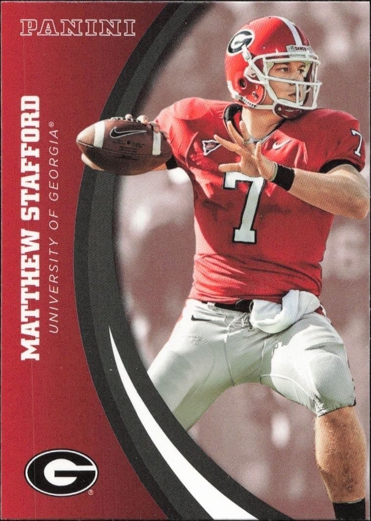 2015 Panini Georgia Bulldogs Matthew Stafford #46 trading card