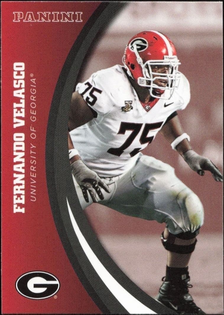 2015 Panini Georgia Bulldogs Fernando Velasco #26 trading card