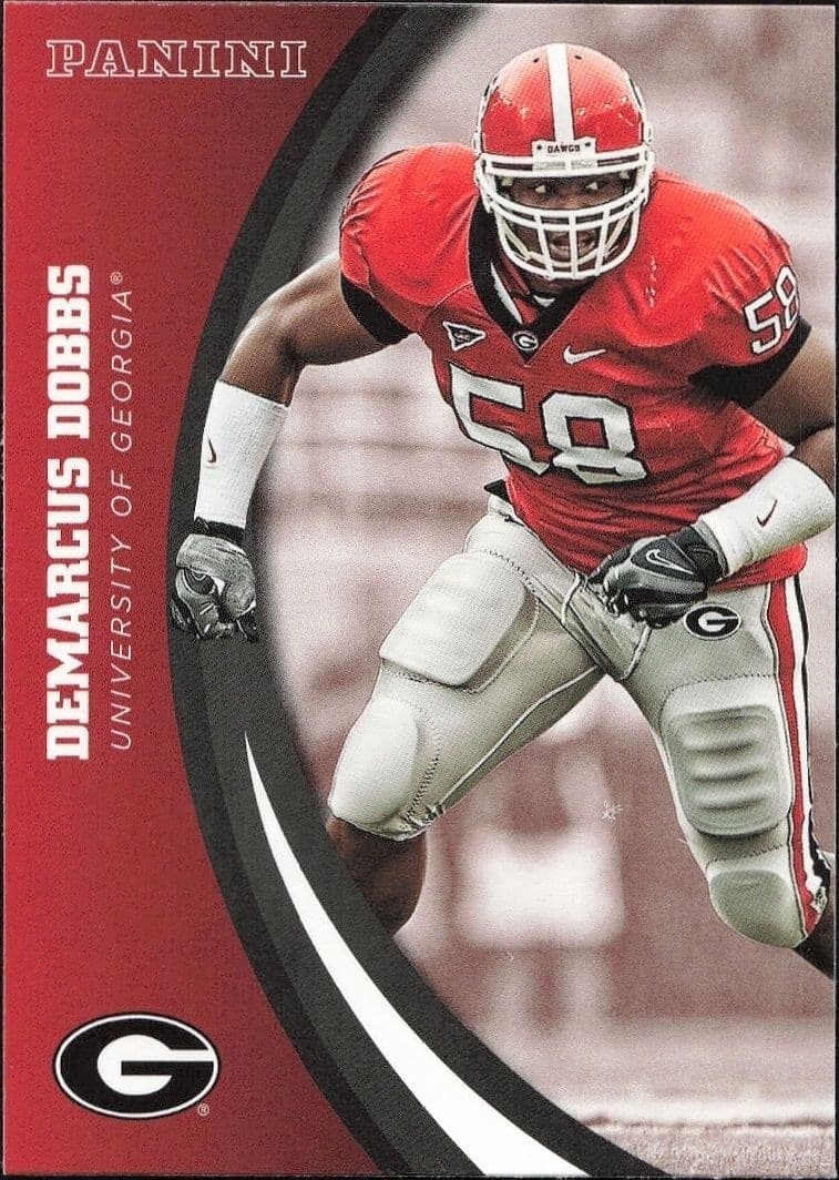 2015 Panini Georgia Bulldogs Demarcus Dobbs #24 trading card