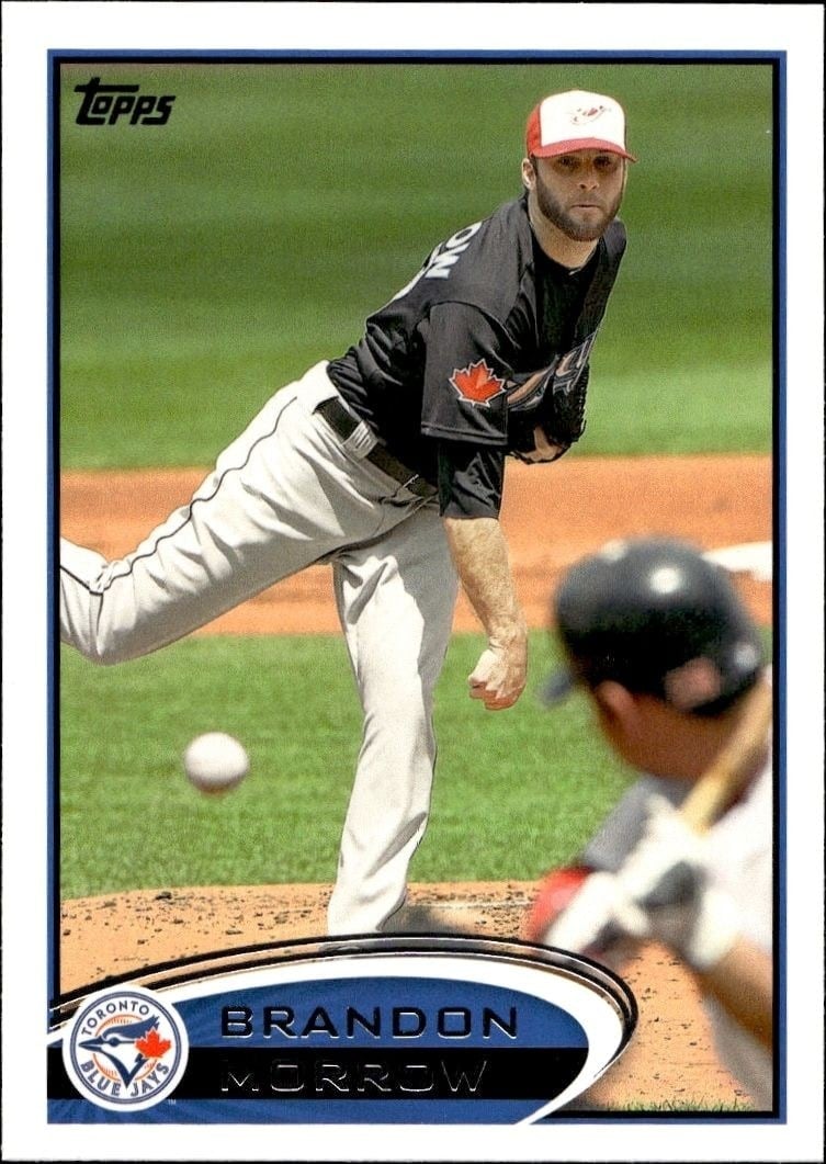 Brandon Morrow 2012 Topps #304 Baseball Trading Card - Front 2012 Topps Brandon Morrow #304 baseball trading card front