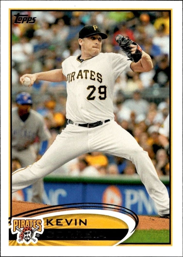 Kevin Correia 2012 Topps #74 Baseball Trading Card - Front 2012 Topps Kevin Correia #74 baseball trading card front