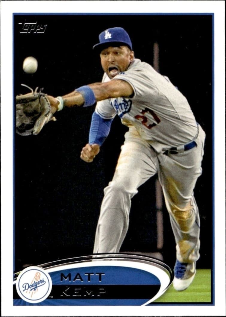 2012 Topps Matt Kemp #330 trading card