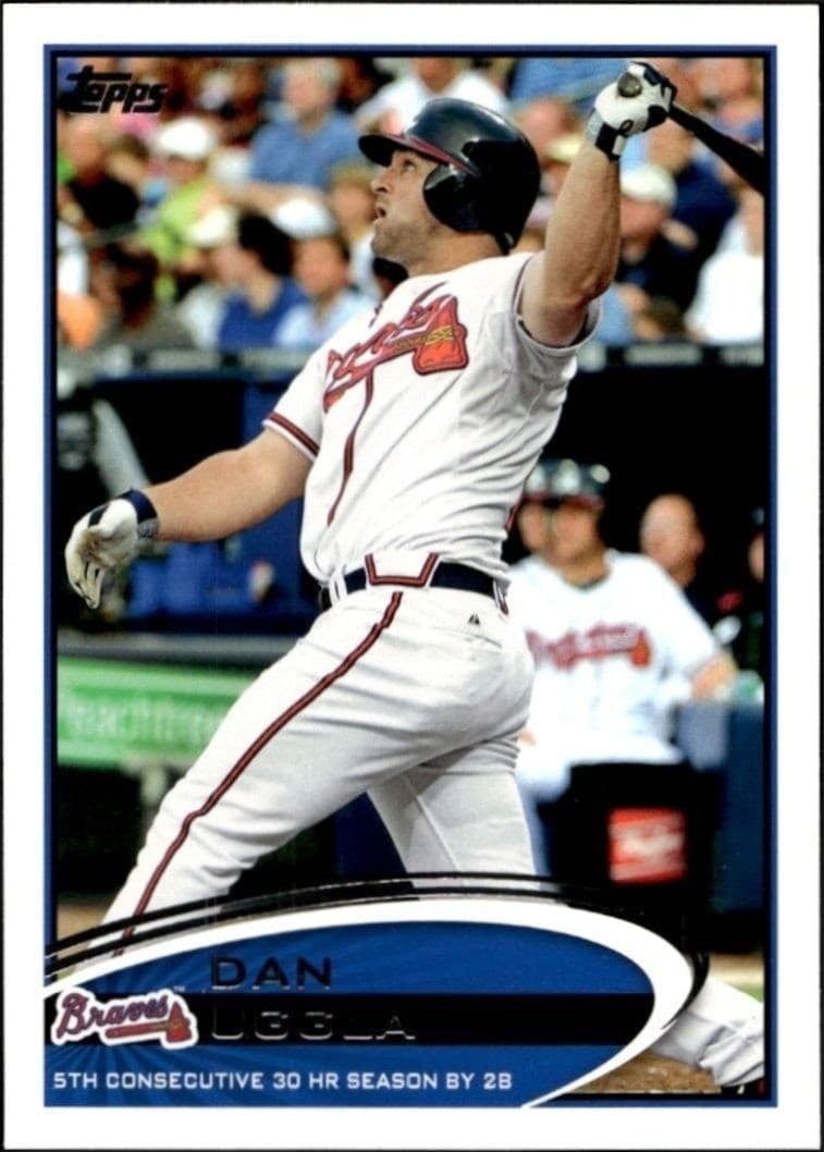 2012 Topps Dan Uggla #579 trading card