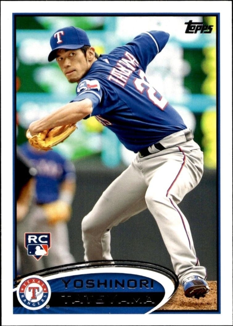 Yoshinori Tateyama 2012 Topps #437 Baseball Trading Card - Front 2012 Topps Yoshinori Tateyama #437 baseball trading card front