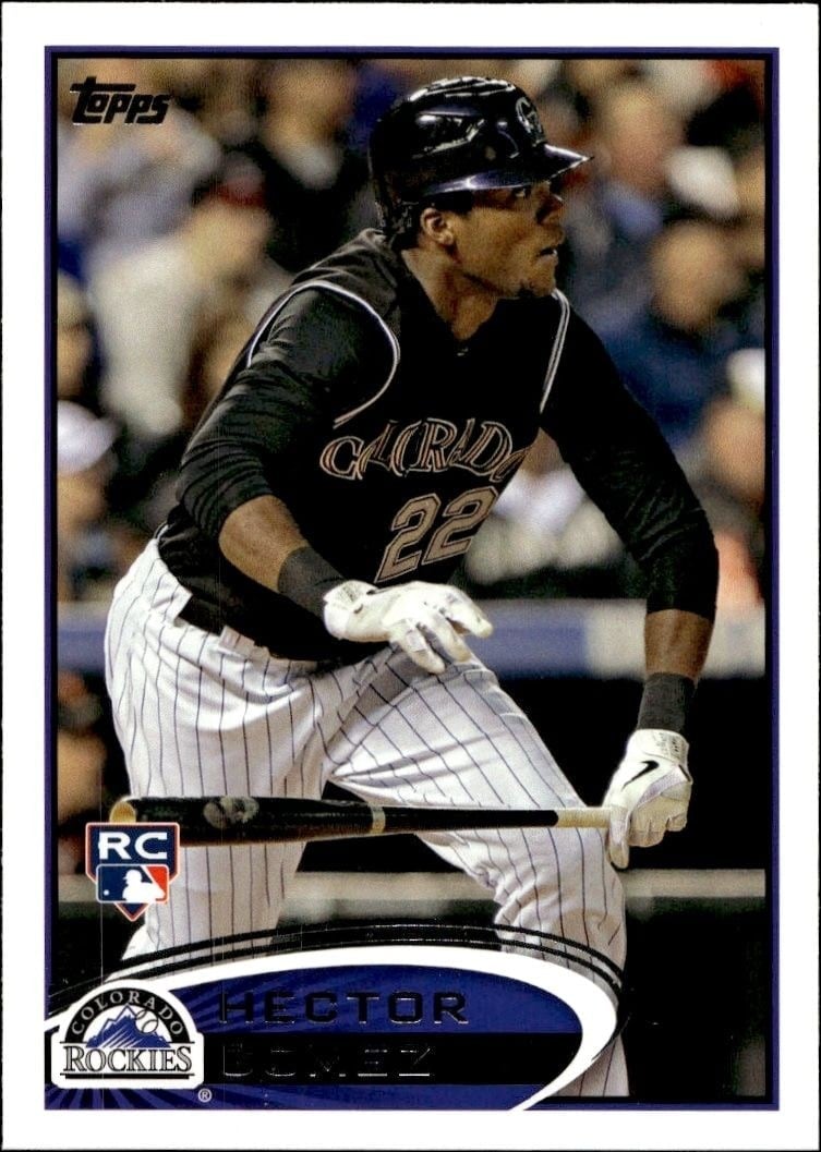 Hector Gomez 2012 Topps #534 Baseball Trading Card - Front 2012 Topps Hector Gomez #534 baseball trading card front