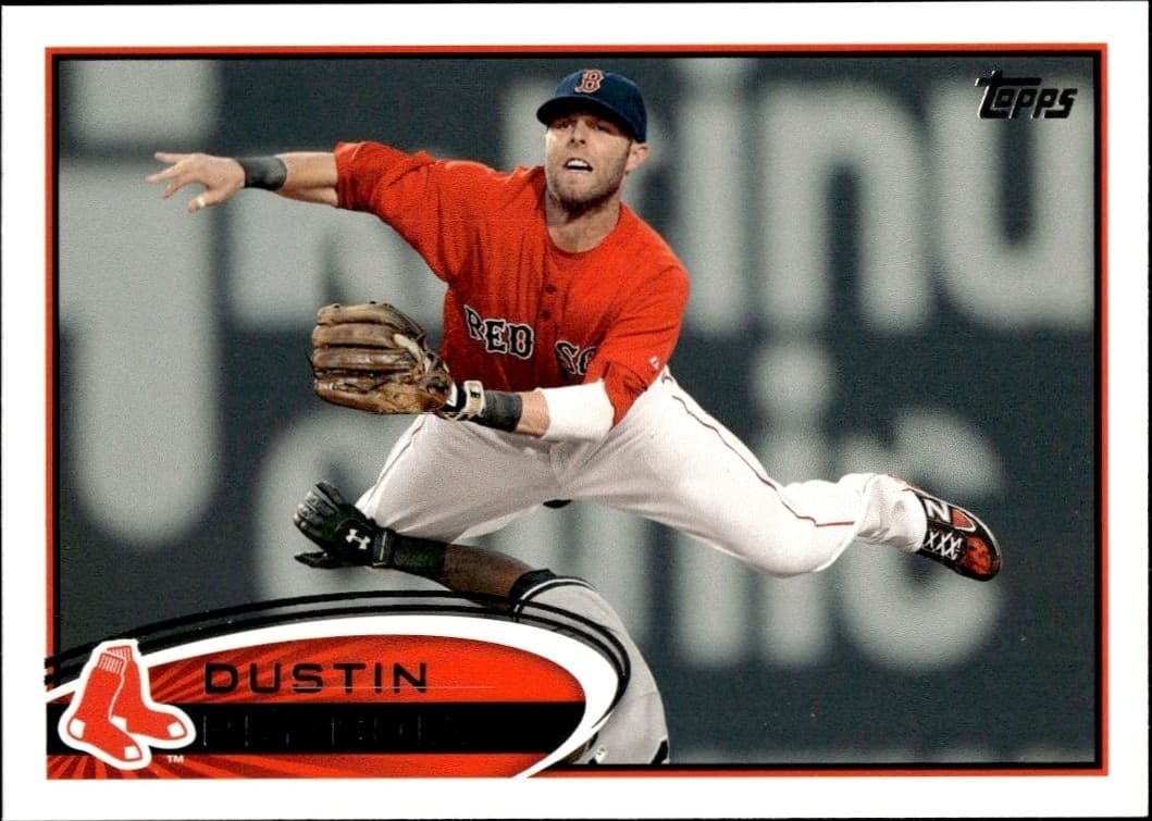 2012 Topps Dustin Pedroia #540 trading card