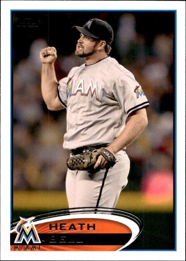 Heath Bell 2012 Topps #421 Baseball Trading Card - Front 2012 Topps Heath Bell #421 baseball trading card front