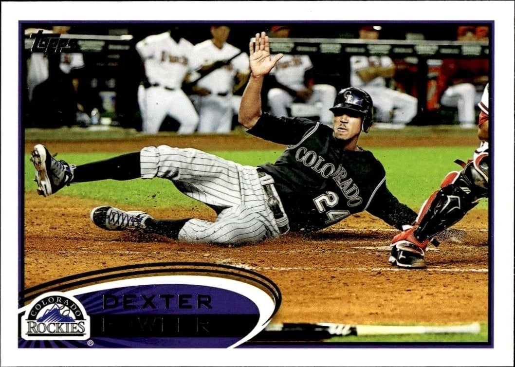 Dexter Fowler 2012 Topps #231 Baseball Trading Card - Front 2012 Topps Dexter Fowler #231 baseball trading card front