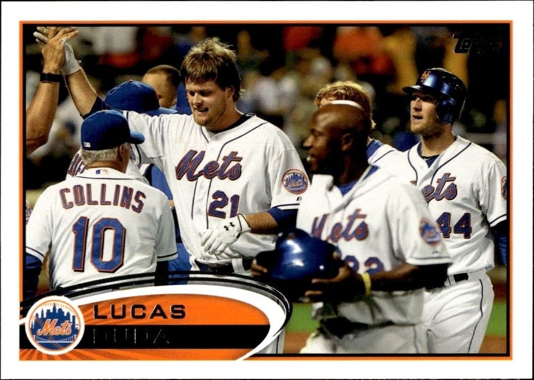 2012 Topps Series 1 Lucas Duda #128 trading card