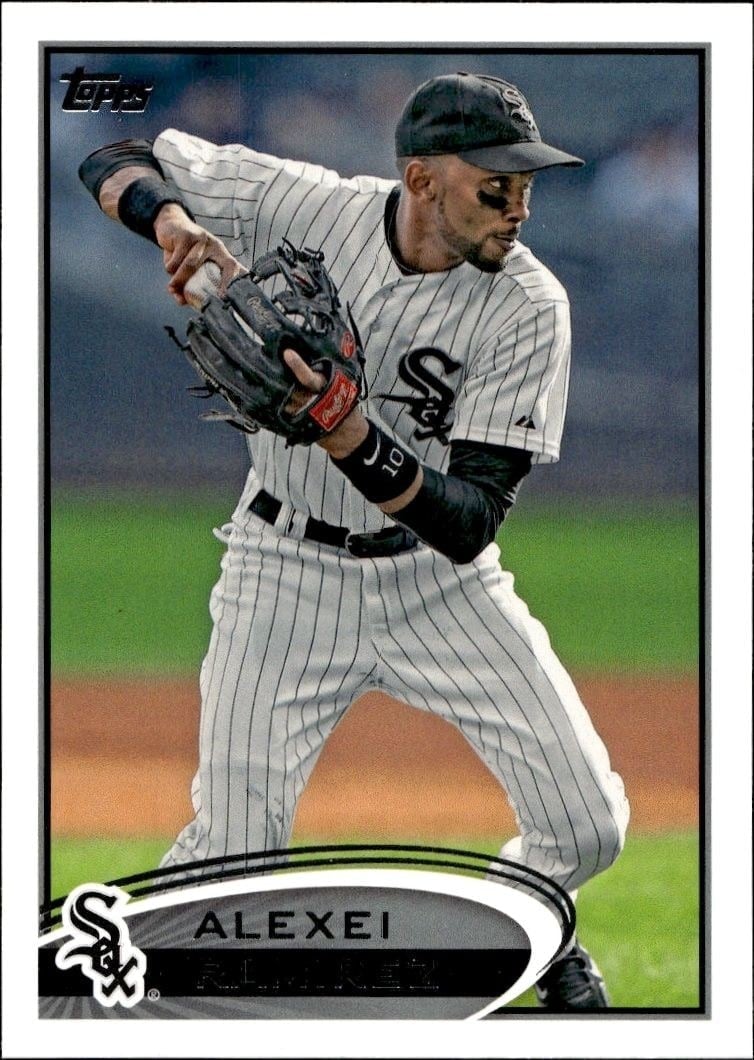 Alexei Ramirez 2012 Topps #626 Baseball Trading Card - Front 2012 Topps Alexei Ramirez #626 baseball trading card front