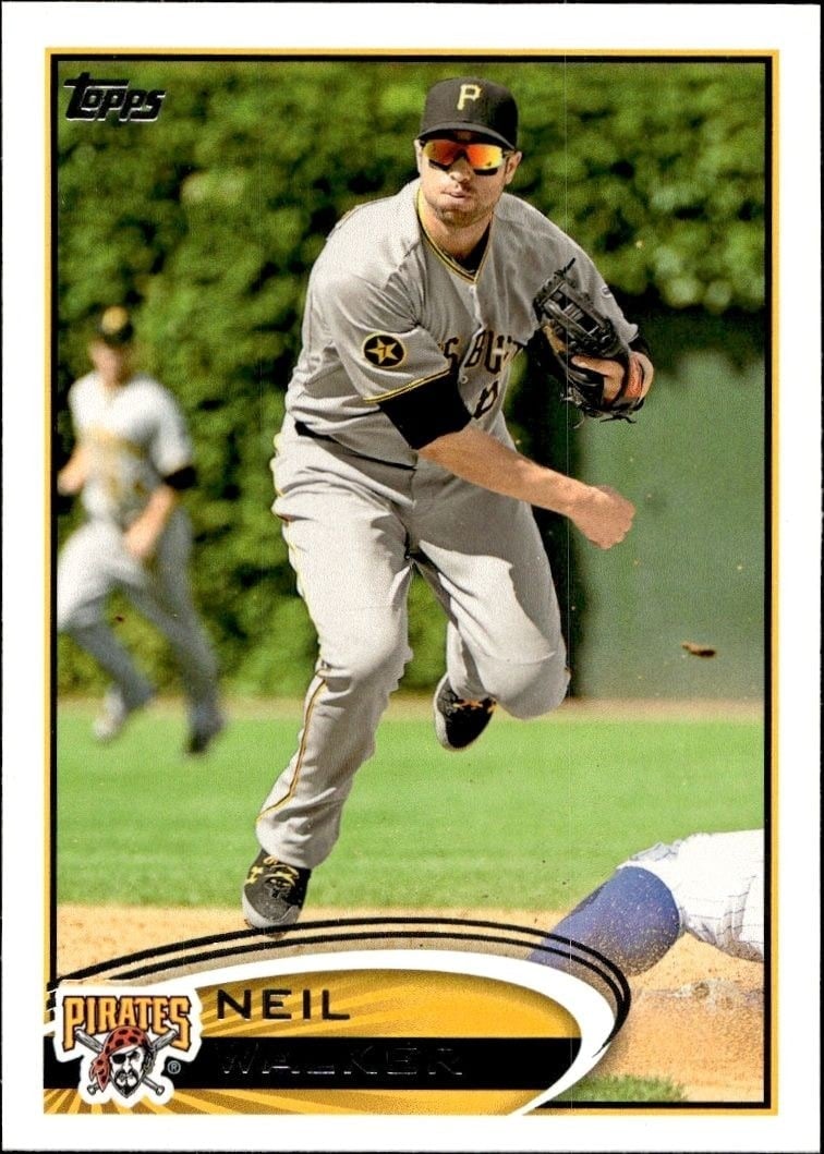 Neil Walker 2012 Topps #25 Baseball Trading Card - Front 2012 Topps Neil Walker #25 baseball trading card front