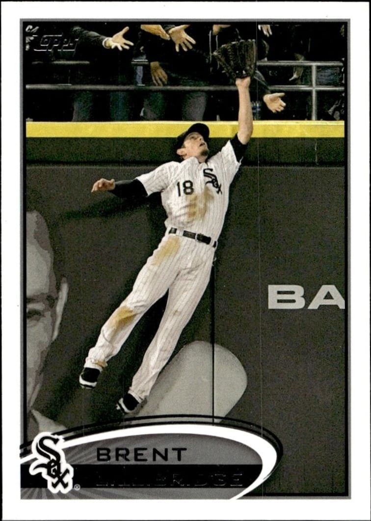 Brent Lillibridge 2012 Topps #228 Baseball Trading Card - Front 2012 Topps Brent Lillibridge #228 baseball trading card front