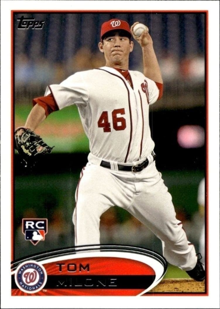 2012 Topps Tom Milone #40 trading card