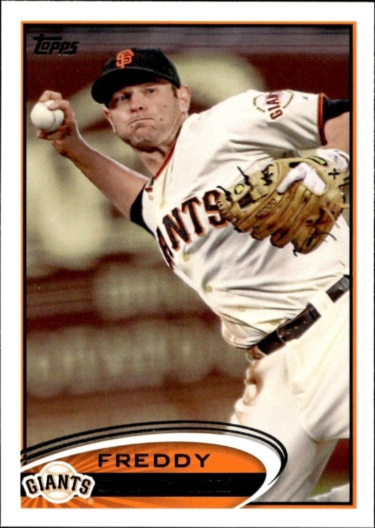 Freddy Sanchez 2012 Topps #561 Baseball Trading Card - Front 2012 Topps Freddy Sanchez #561 baseball trading card front