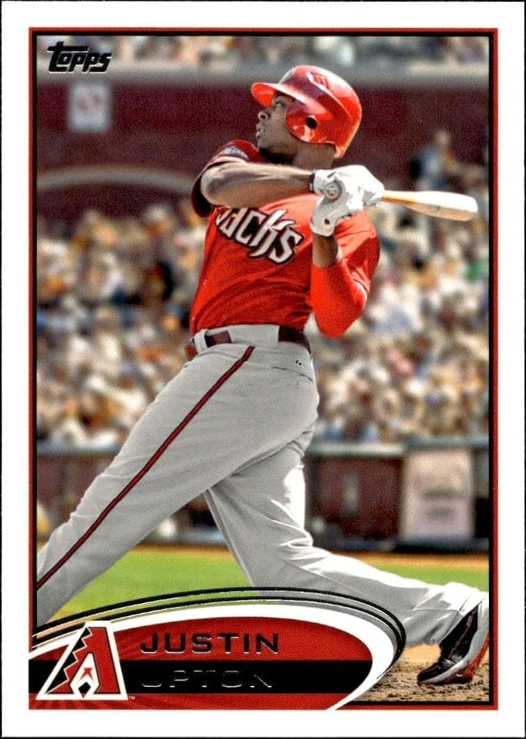 2012 Topps Justin Upton #450 trading card