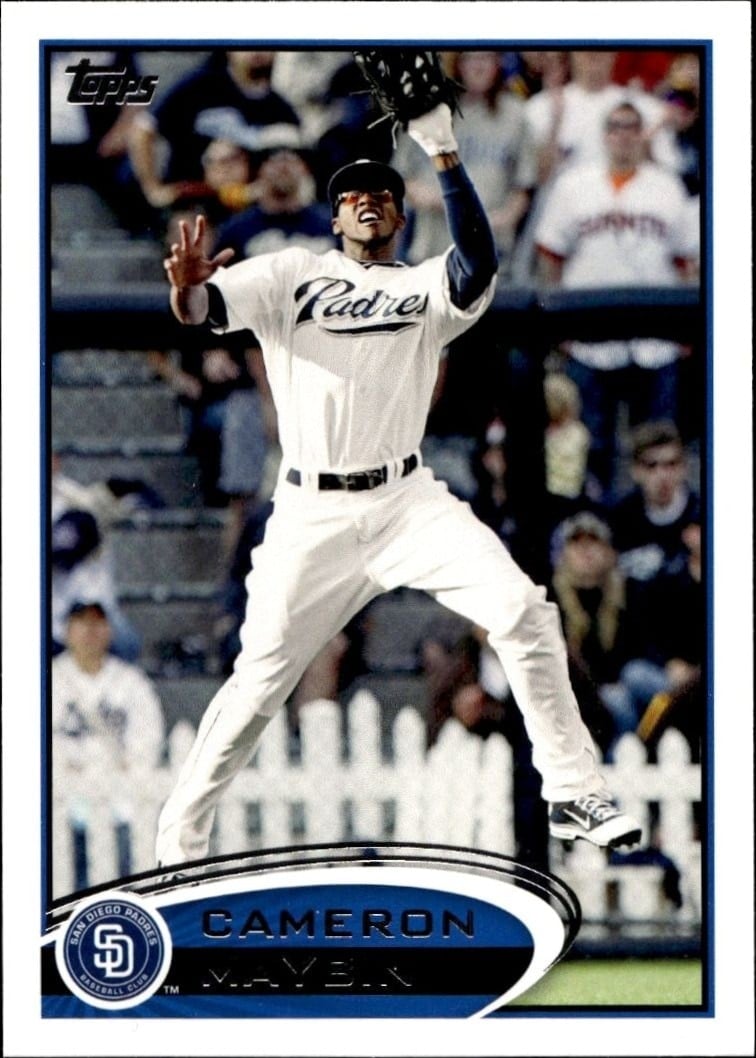 Cameron Maybin 2012 Topps #419 Baseball Trading Card - Front 2012 Topps Cameron Maybin #419 baseball trading card front