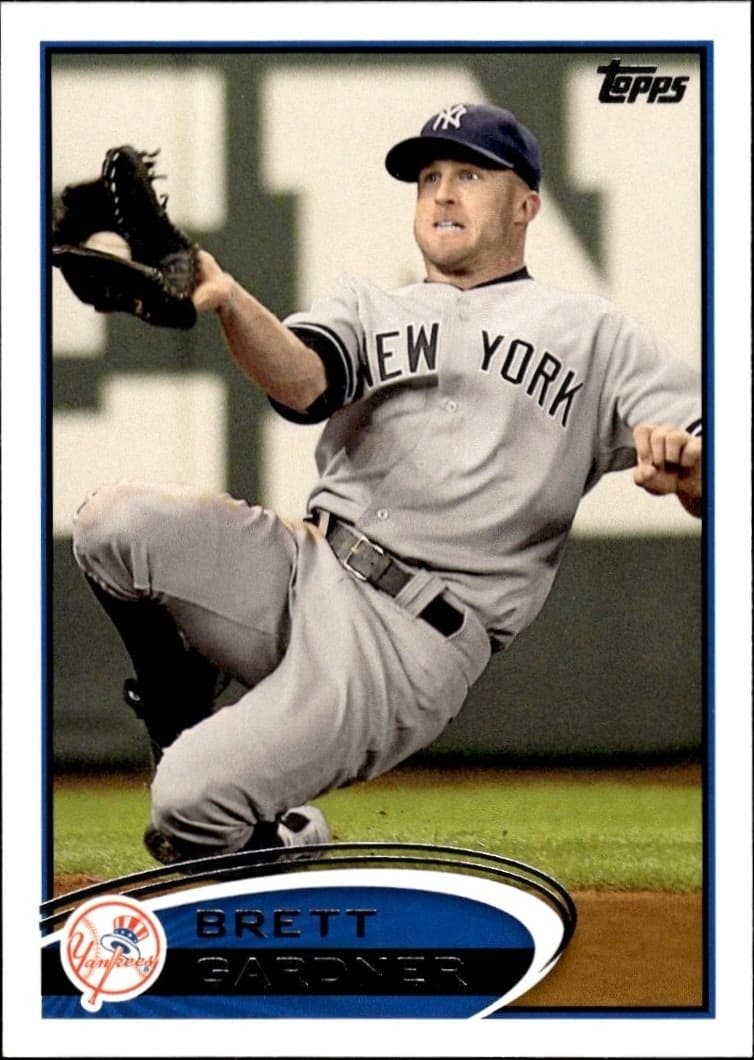 2012 Topps Brett Gardner #635 trading card
