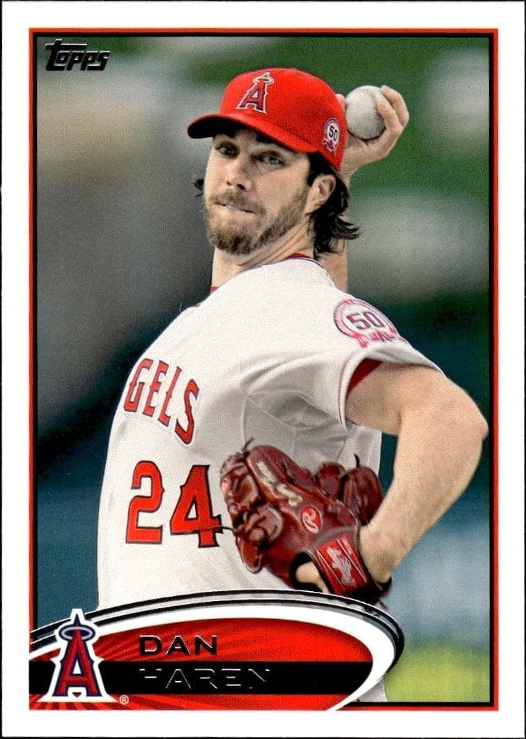 2012 Topps Series 2 Dan Haren #601 trading card