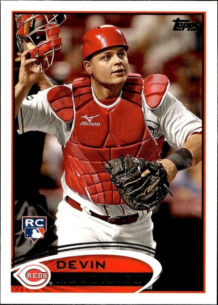 Devin Mesoraco 2012 Topps #41 Baseball Trading Card - Front 2012 Topps Devin Mesoraco #41 baseball trading card front