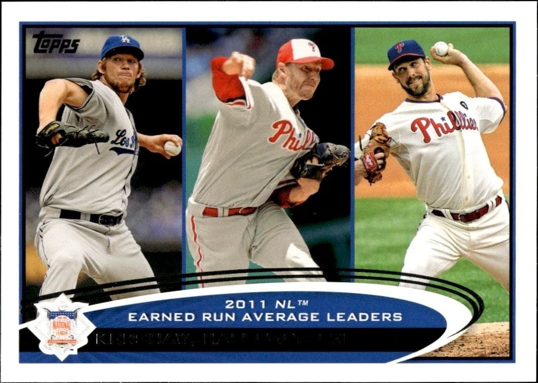 Clayton Kershaw 2012 Topps #297 Baseball Trading Card - Front 2012 Topps Clayton Kershaw #297 baseball trading card front