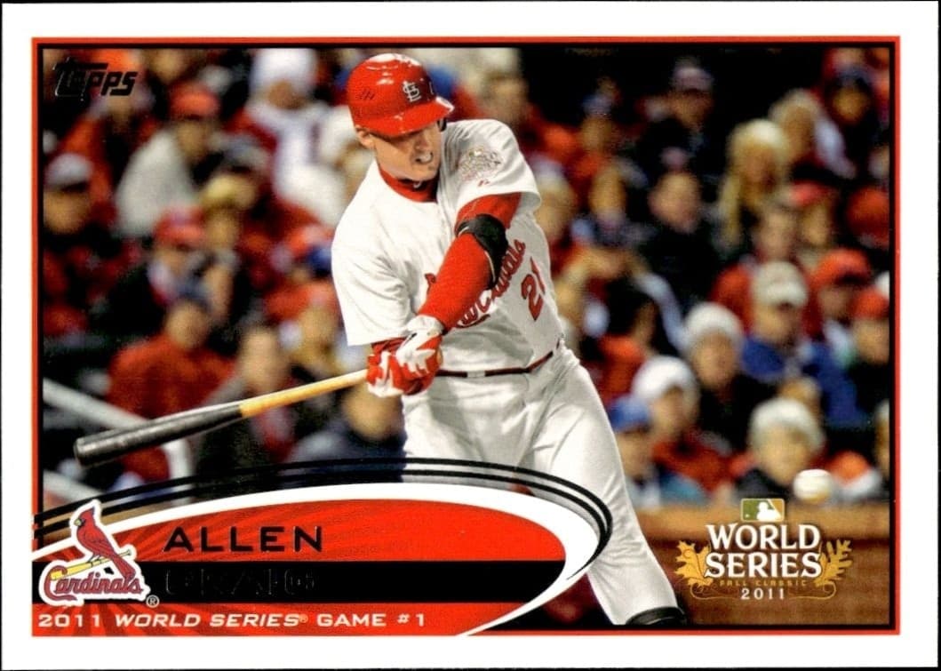 2012 Topps Allen Craig #329 trading card