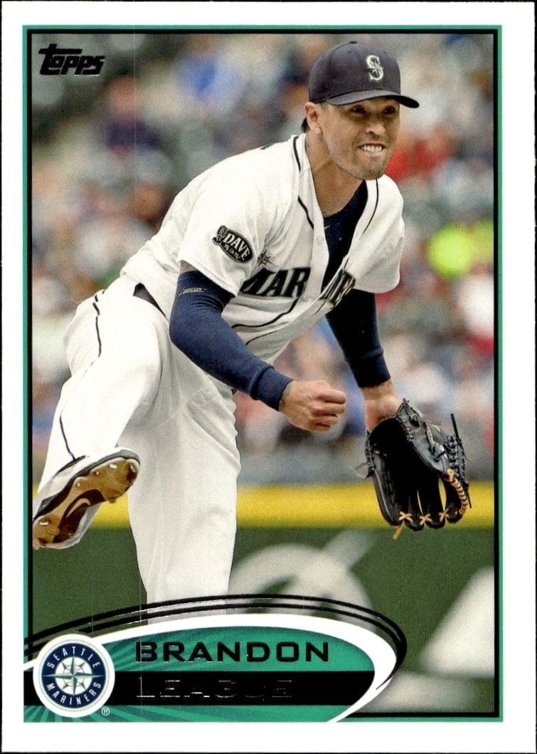 2012 Topps Brandon League #378 trading card