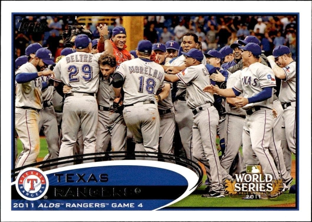 2012 Topps Texas Rangers #59 trading card