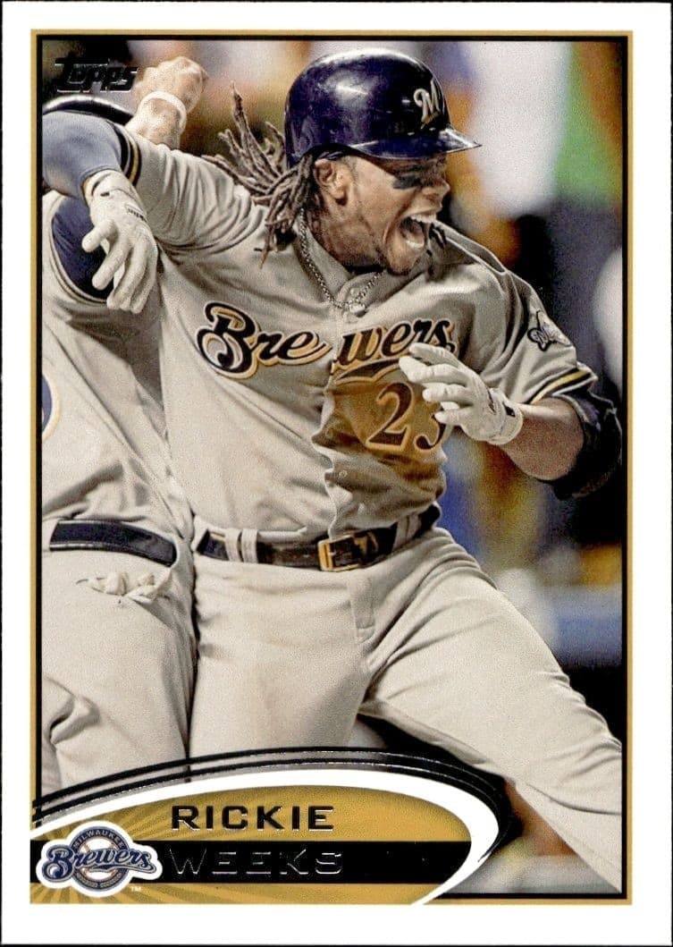 2012 Topps Series 2 Rickie Weeks #492 trading card