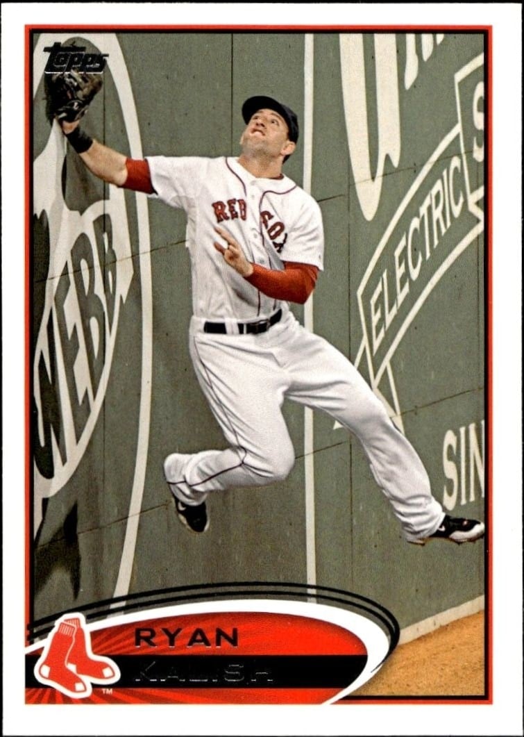 Ryan Kalish 2012 Topps #631 Baseball Trading Card - Front 2012 Topps Ryan Kalish #631 baseball trading card front