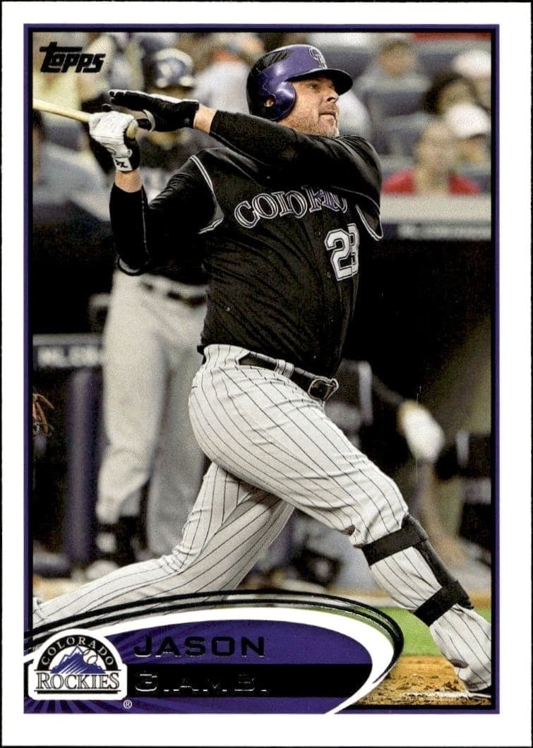 2012 Topps Jason Giambi #547 trading card