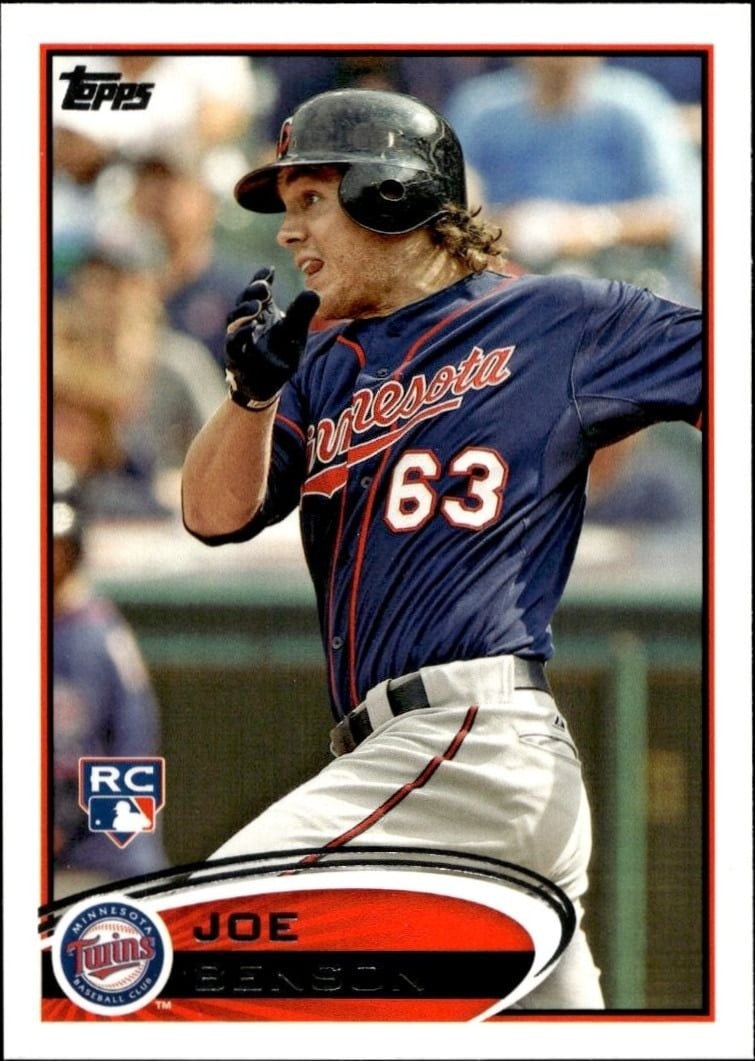 Joe Benson 2012 Topps #235 Baseball Trading Card - Front 2012 Topps Joe Benson #235 baseball trading card front