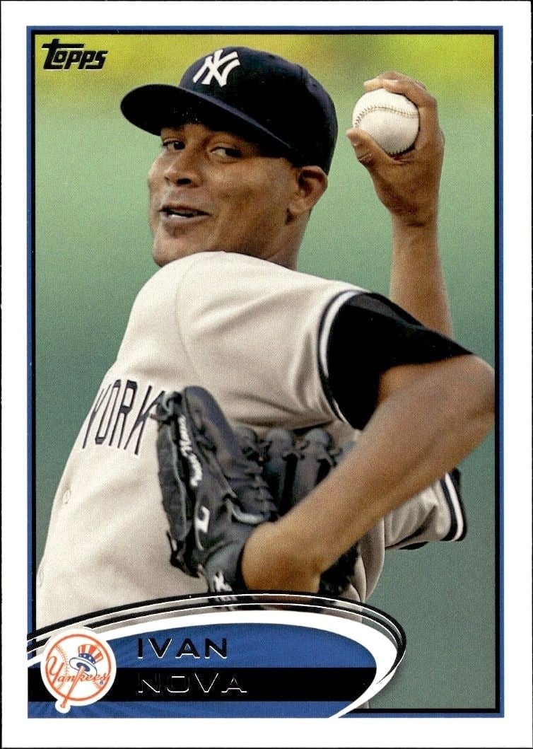 Ivan Nova 2012 Topps #133 Baseball Trading Card - Front 2012 Topps Ivan Nova #133 baseball trading card front