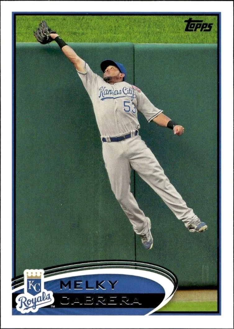 Melky Cabrera 2012 Topps #15 Baseball Trading Card - Front 2012 Topps Melky Cabrera #15 baseball trading card front