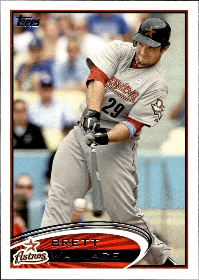 2012 Topps Brett Wallace #43 trading card