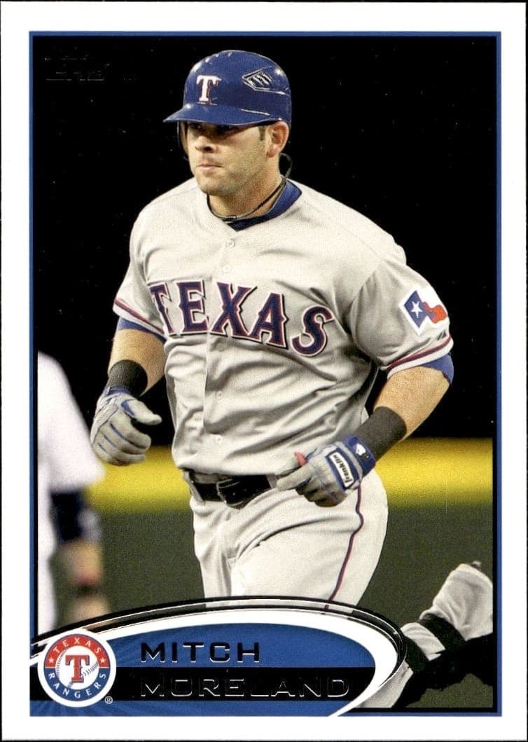 2012 Topps Mitch Moreland #299 trading card