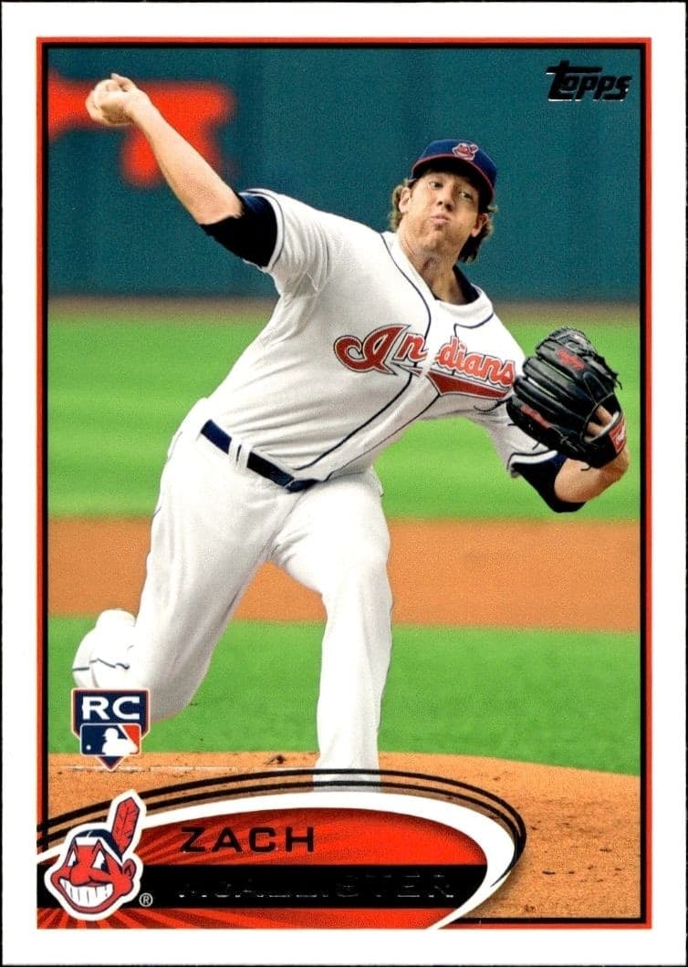 2012 Topps Zach McAllister #570 trading card
