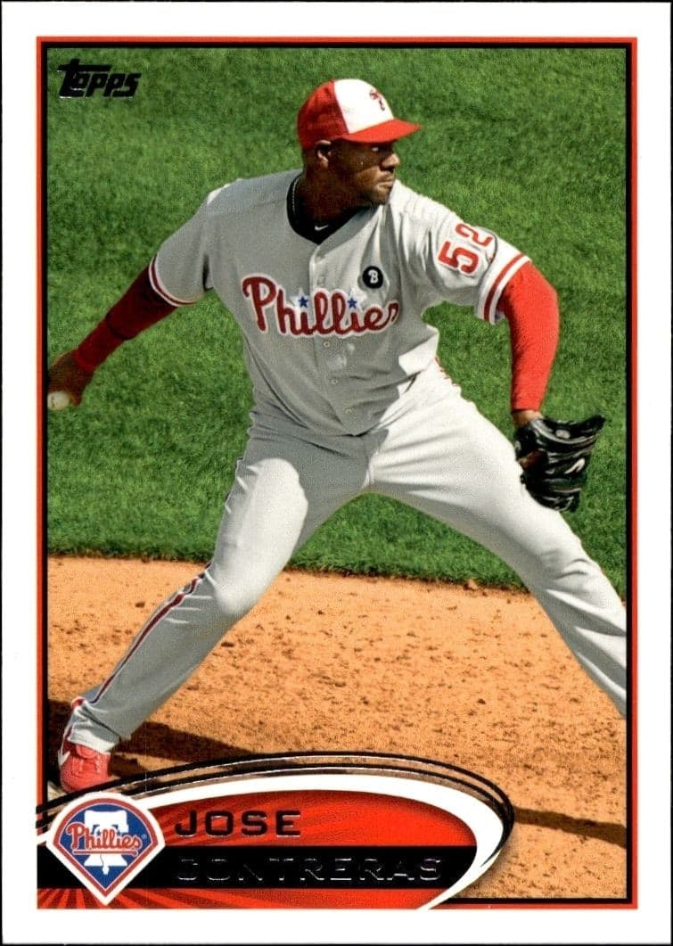 2012 Topps Jose Contreras #634 trading card