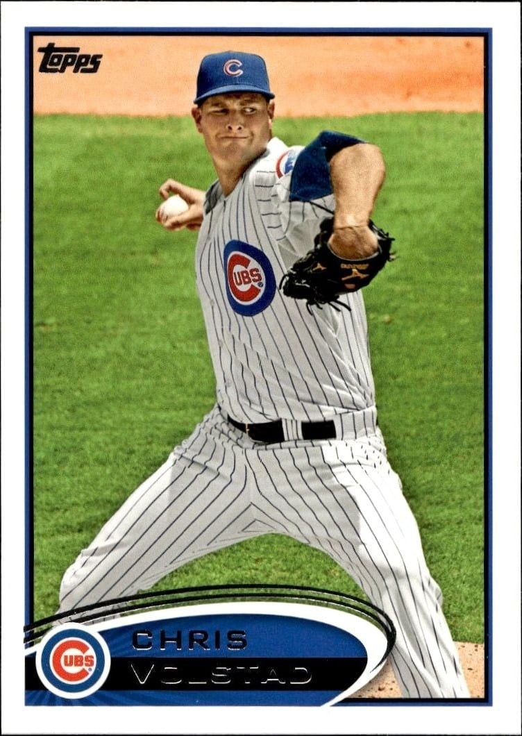 Chris Volstad 2012 Topps #367 Baseball Trading Card - Front 2012 Topps Chris Volstad #367 baseball trading card front