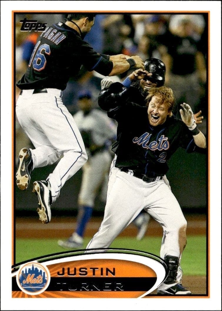 2012 Topps Justin Turner #163 trading card